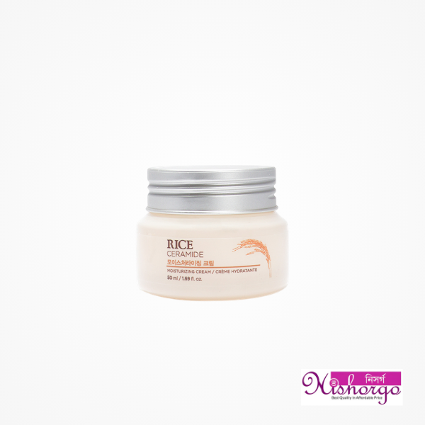 Deep Hydrating Rice & Ceramide Moisturizing Cream – Soft, Plump, and Glowing Skin Care