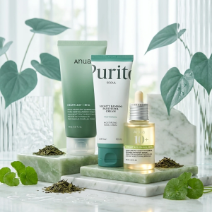 3-Step Korean Skincare Combo for Redness, Acne & Sensitive Skin