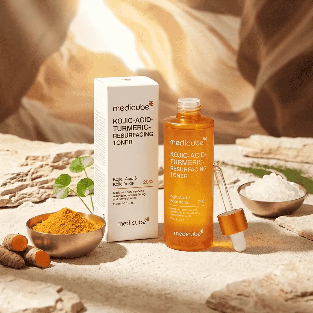 Medicube Kojic Acid Turmeric Resurfacing Toner 250 ml